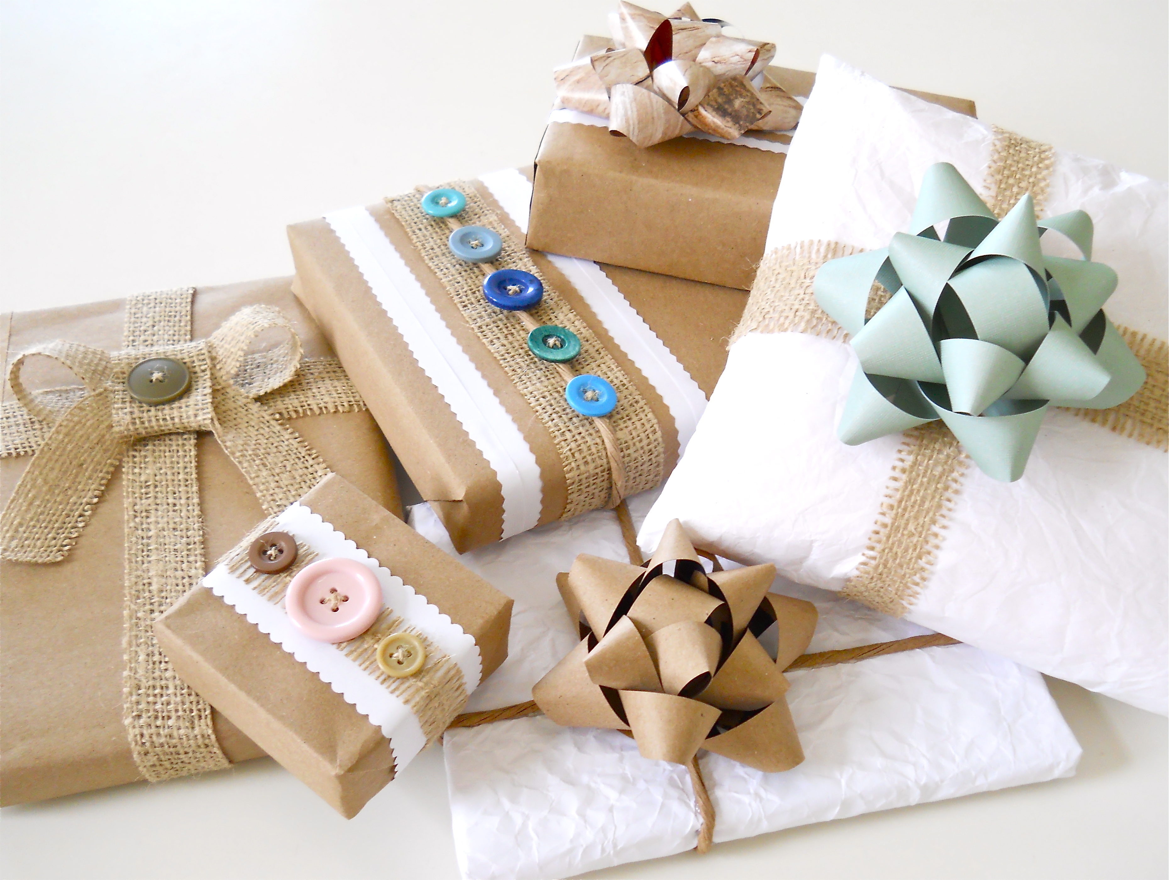 recycled gift wrap