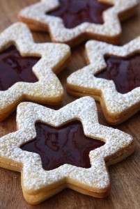 Star Linzer Cookies 