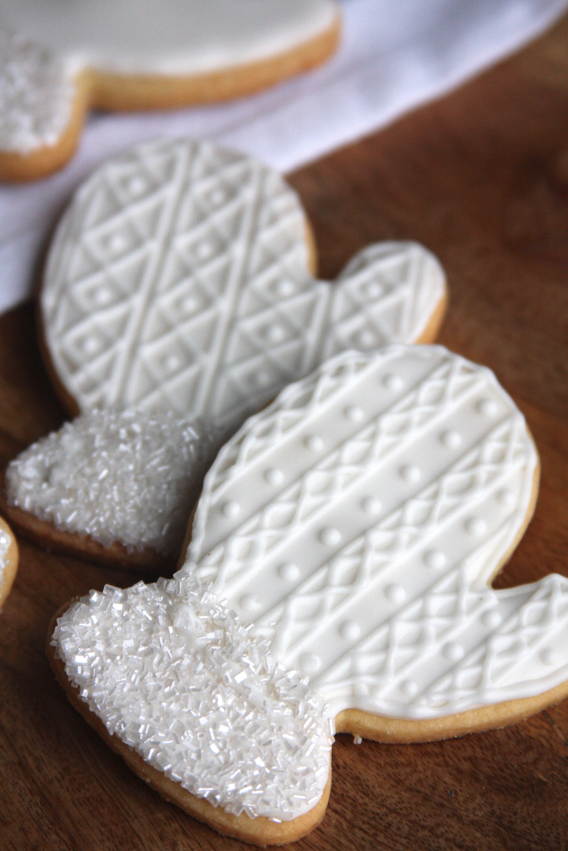 Winter Mitten Sugar Cookies