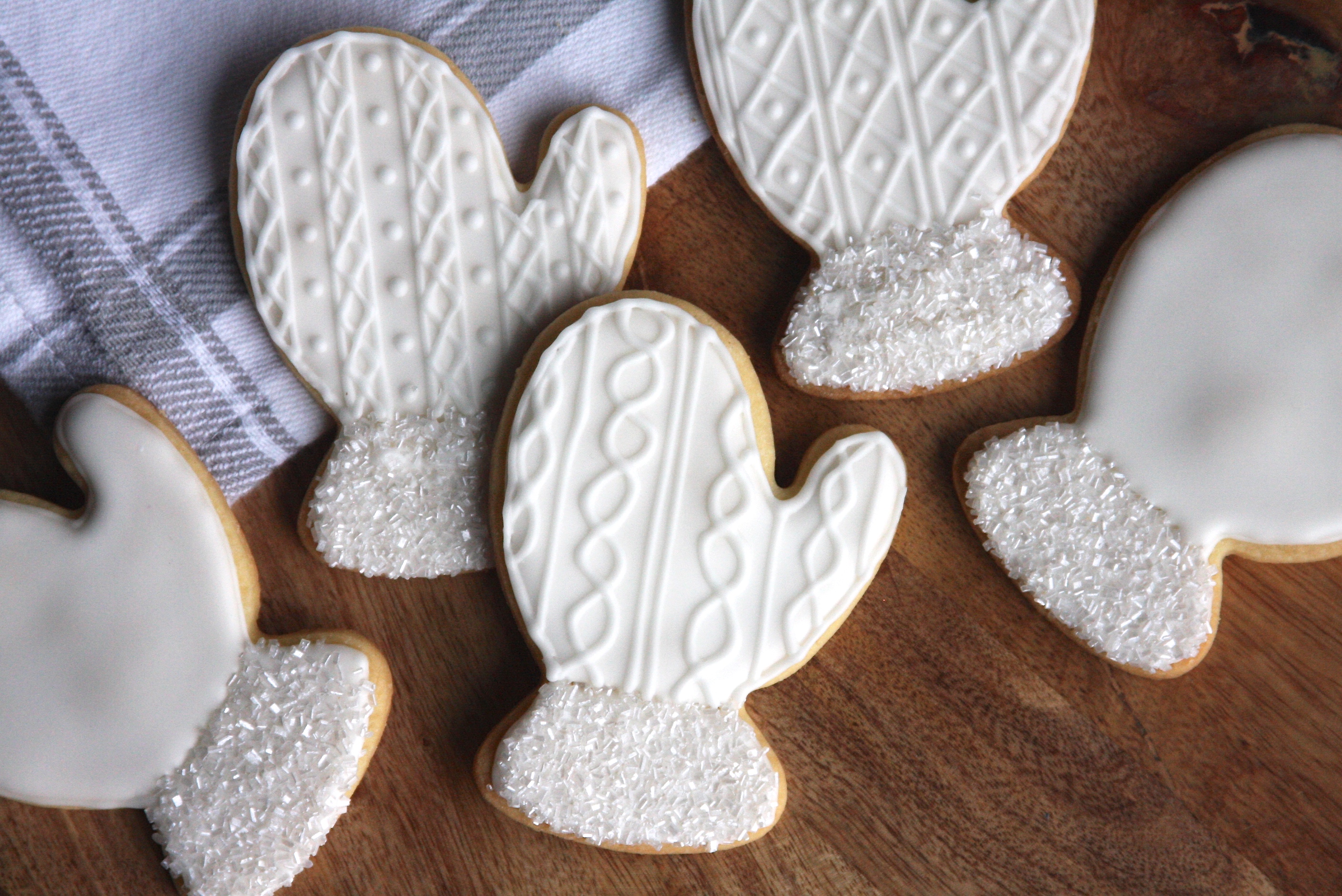 Winter Mitten Sugar Cookies