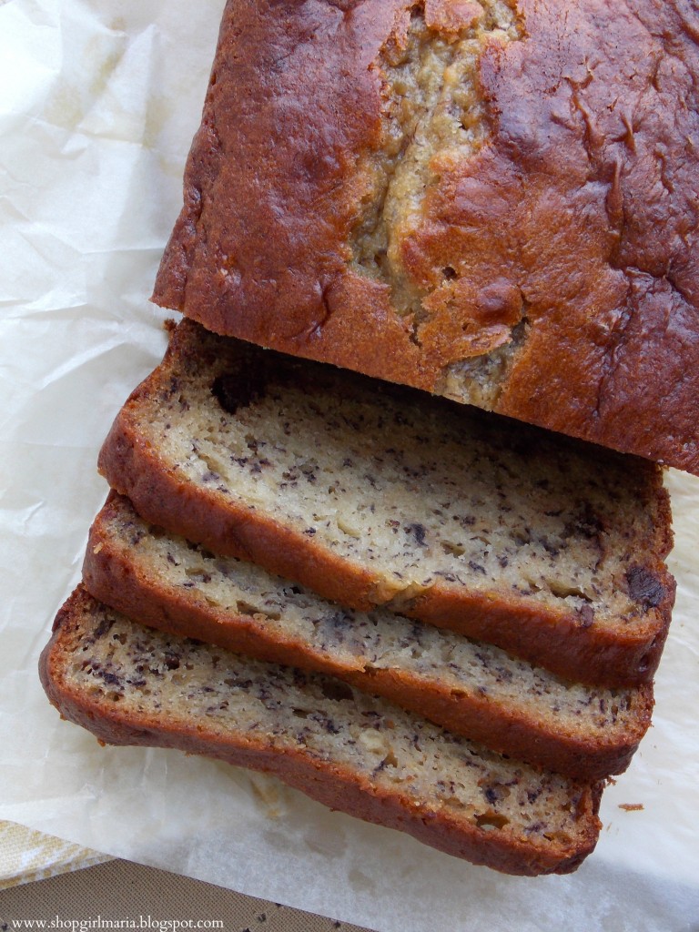 Chocolate Chip Banana Bread with Greek Yogurt