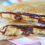 Grilled Nutella, PB and Banana Sandwich