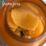 How to remove wax from jars