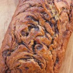 Nutella Swirled Banana Bread