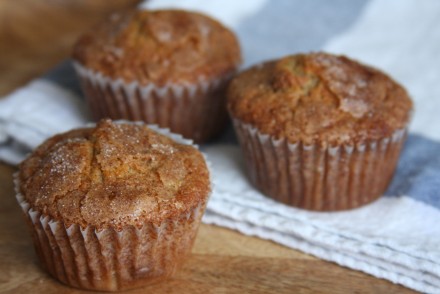 Spiced Applesauce Muffins